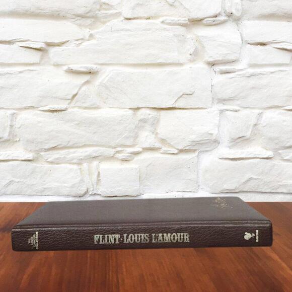 3/$25 Flint - Louis L'Amour Collection Leatherette Book | Classic Western Novel - Picture 7 of 8